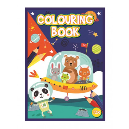 Kniha omalovánek 72 stran A4 Vesmír