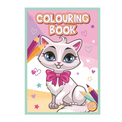 Kniha omalovánek 72 stran A4 Kočky a Psi