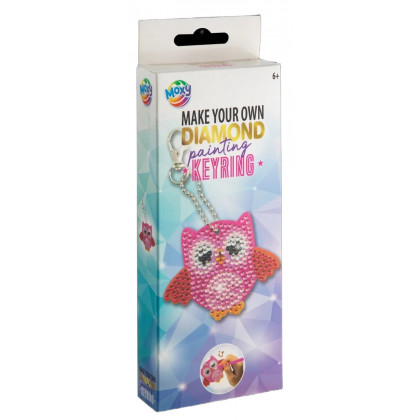 Kreativní set výroba diamantového přívěsku sova