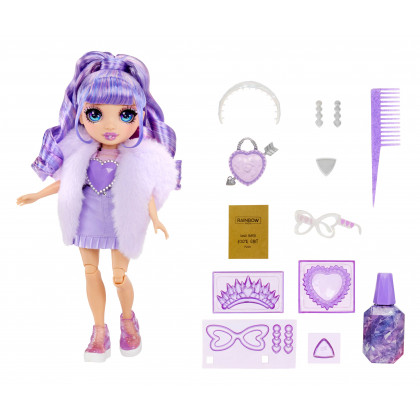 Rainbow High Creative Crystals panenka - Violet Willow
