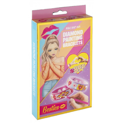 Kreativní set výroba diamantových náramků 2 kusy