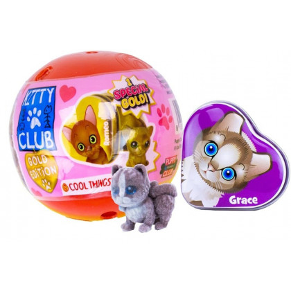 Figurka kočičky v kapsli/kouli