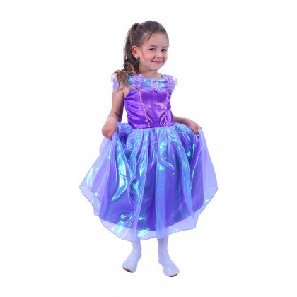 Dětský kostým fialová princezna (M)