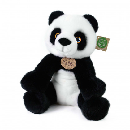 Plyšová panda sedící 27 cm ECO-FRIENDLY