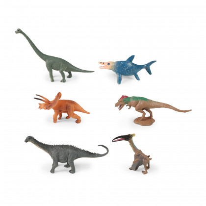 Sada dinosaurů v plastové krabičce 6 ks