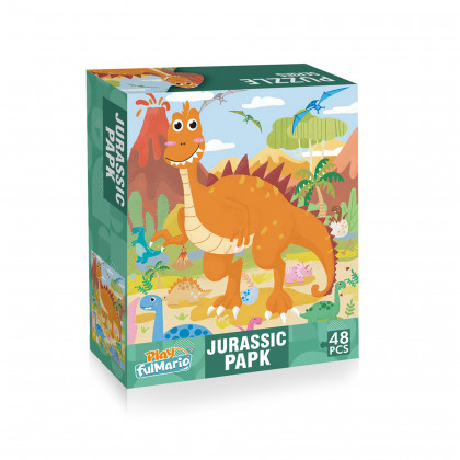 Puzzle s dinosaury 48 dílů 60 x 44 cm