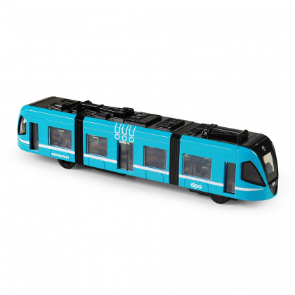 Kovová moderní tramvaj DPO Ostrava 23 cm