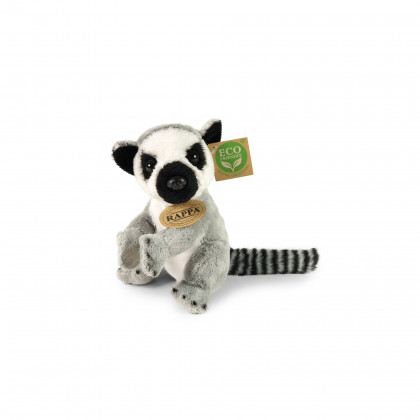 Plyšový lemur sedící 15 cm ECO-FRIENDLY