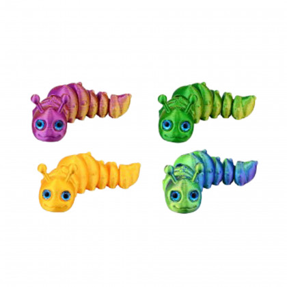 Magická housenka 3D 10 cm