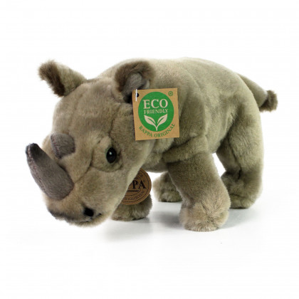 Plyšový nosorožec stojící 23 cm ECO-FRIENDLY