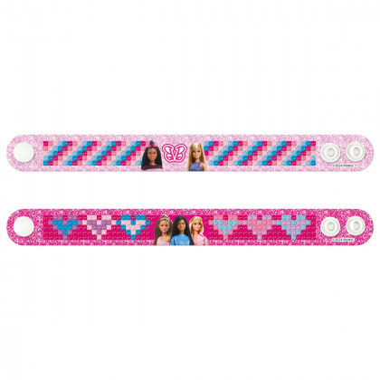 Kreativní set výroba náramků Barbie 2 kusy 12x22 cm
