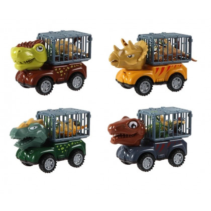 Auto na setrvačník Dinosaurus s figurkou