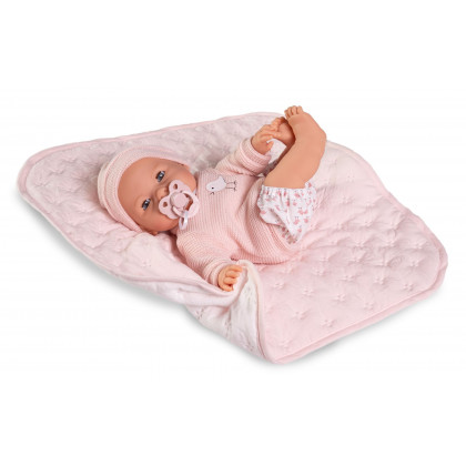 Antonio Juan 14365 BIMBA - mrkací panenka miminko se zvuky - 37 cm