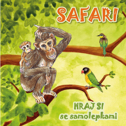 Album obrázkové Safari Hraj si se samolepkami