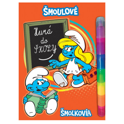 Sešit aktivit Hurá do školy! Šmoulové a maxi fix