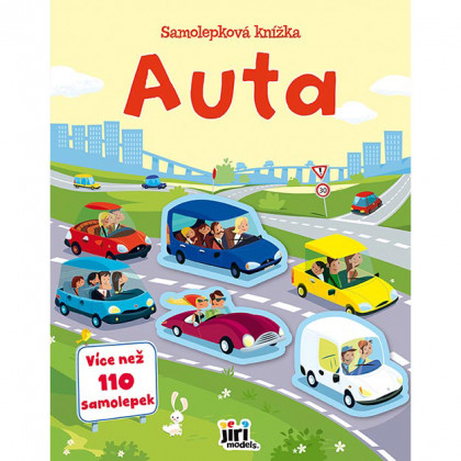 Knížka samolepková Auta