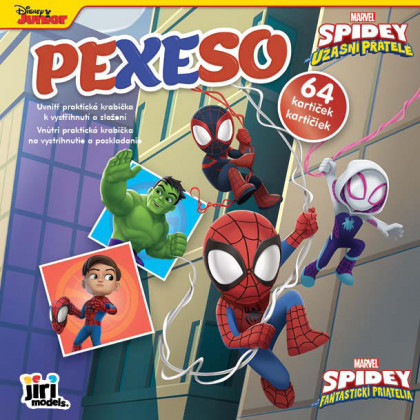 Pexeso v sešitu SPIDEY