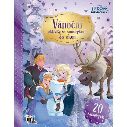 Vánoční aktivity se samolepkami do oken FROZEN - Ledové království