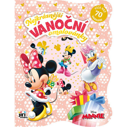 Vánoční omalovánky se samolepkami Minnie
