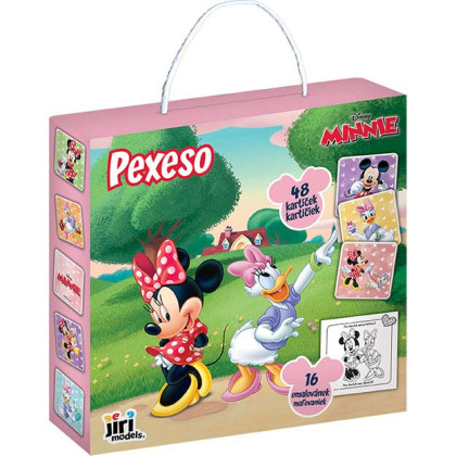 Pexeso v krabičce s omalovánkou Minnie