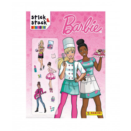 Kreativní set samolepkování + omalovánky Barbie