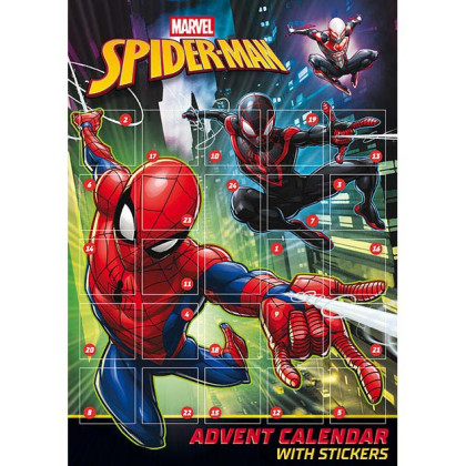Adventní kalendář se samolepkami Spiderman
