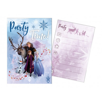 Sada párty 5 pozvánek + 5 obálek Frozen 2