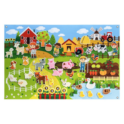 2Kids Toys Interaktivní hrací stěna Farma