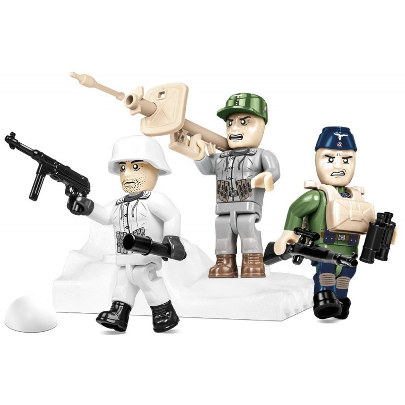 Figurky s doplňky German Elite Infantry,30 k - poškozený obal