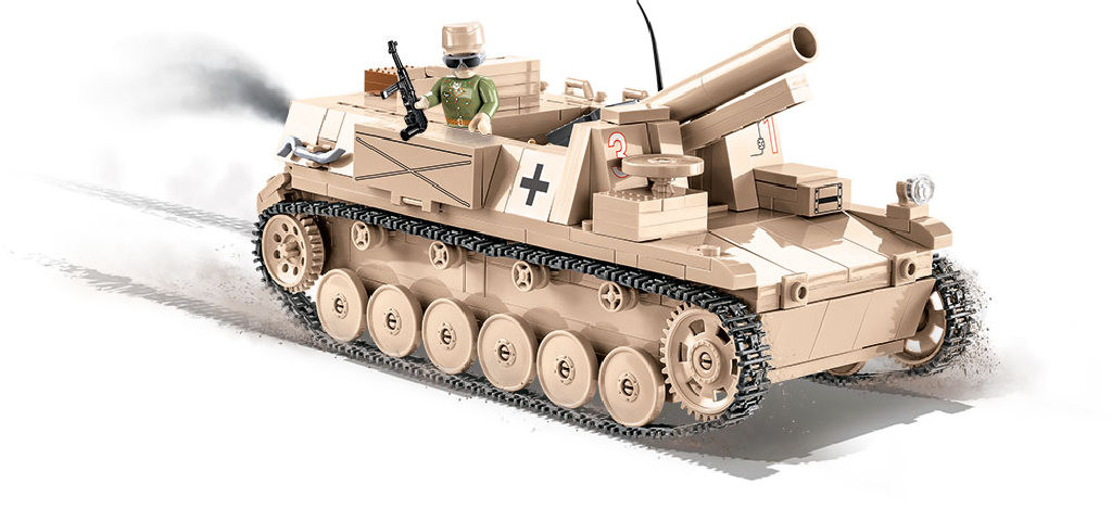 Stavebnice II WW Sturmpanzer II, 465 k, 1 f