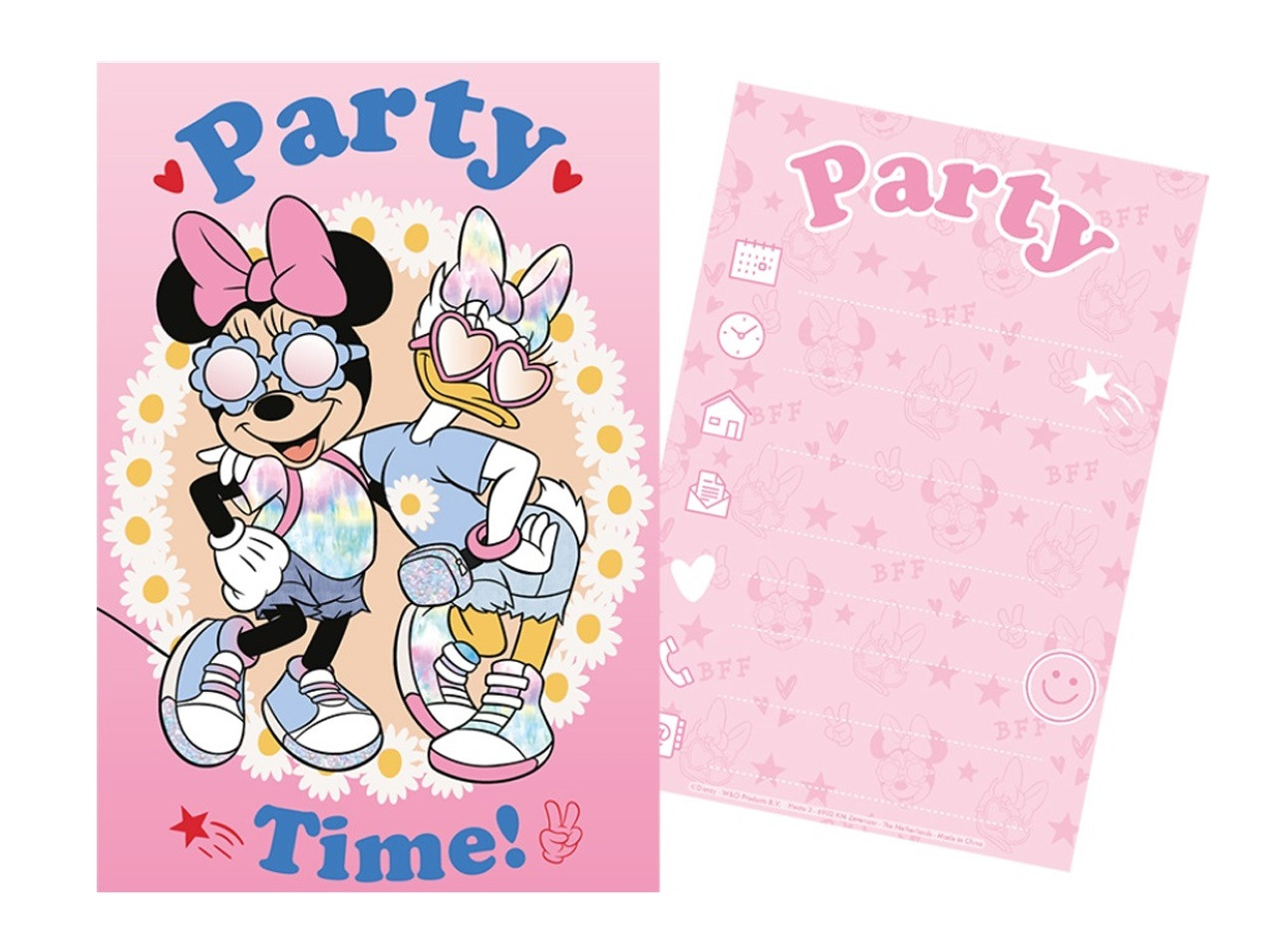 Sada párty 5 pozvánek + 5 obálek Minnie