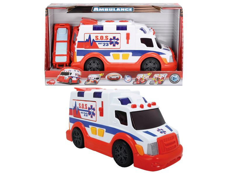 auto ambulance AS se světlem a zvukem 33 cm