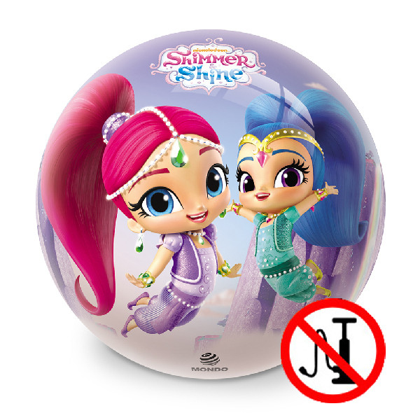 míč vyfouknutý SHIMMER & SHINE 23 cm