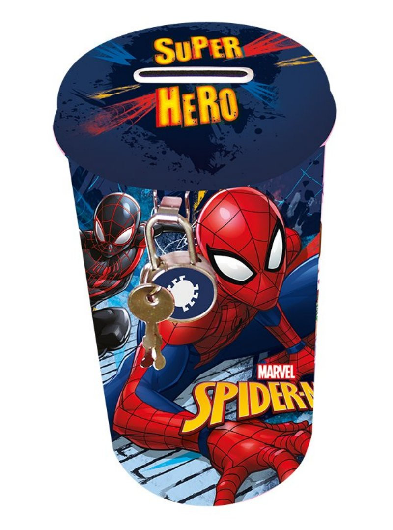 Pokladnička plechová velká Spider-man
