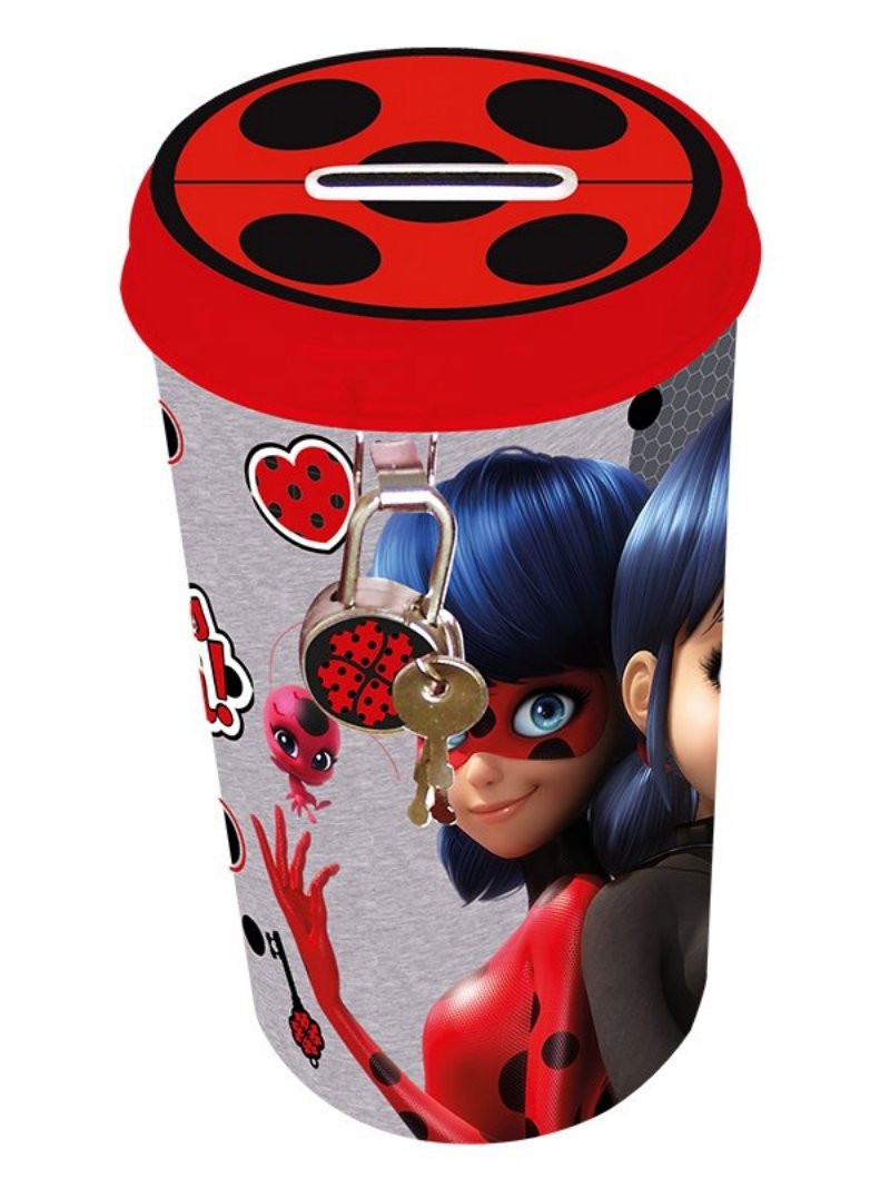 Pokladnička plechová velká Kouzelná beruška a černý kocour