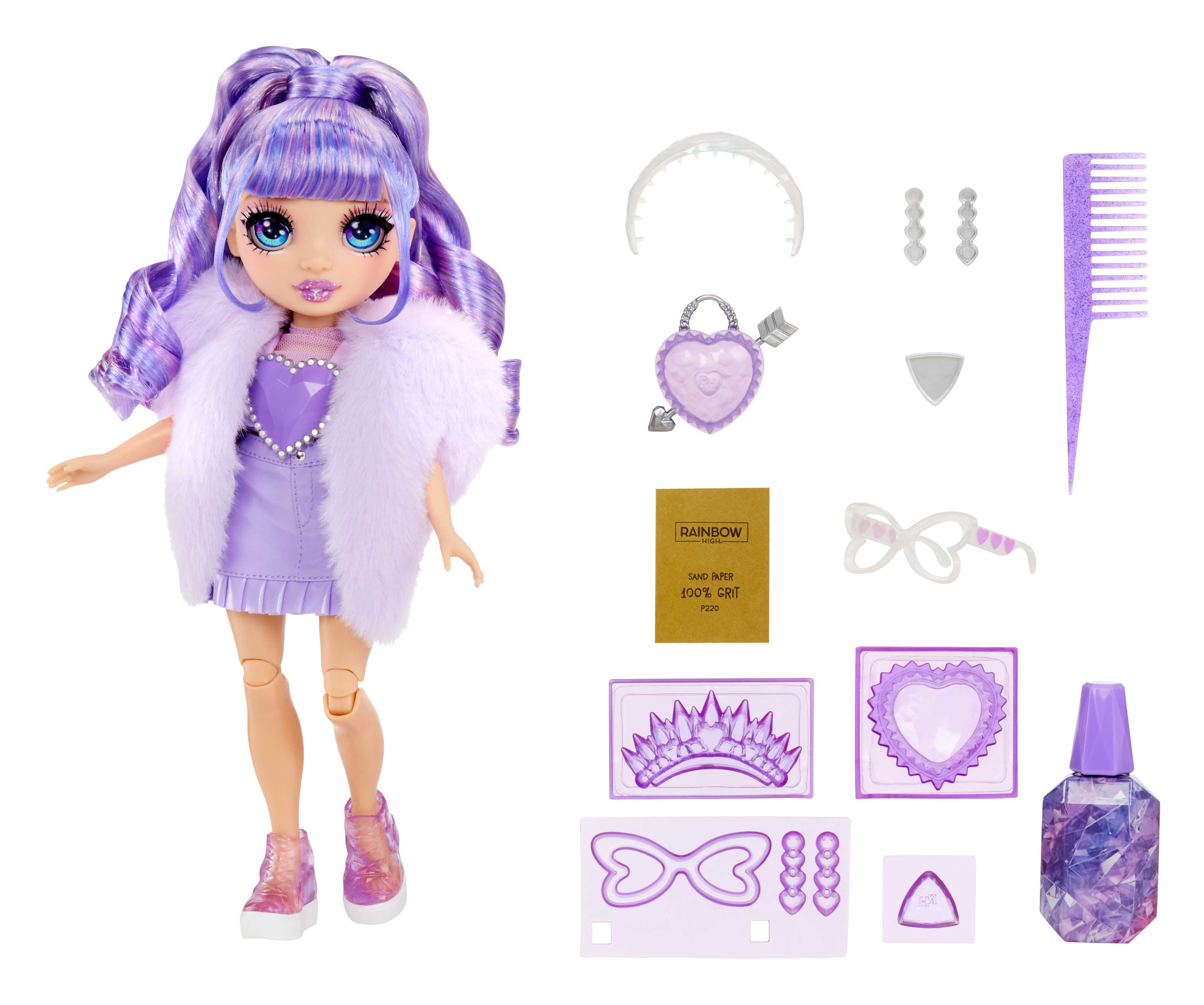 Rainbow High Creative Crystals panenka - Violet Willow