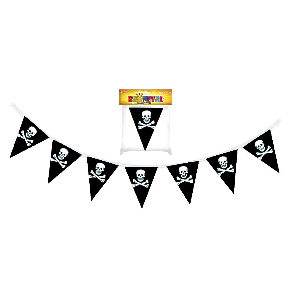 Girlanda pirátská 7 vlajek
