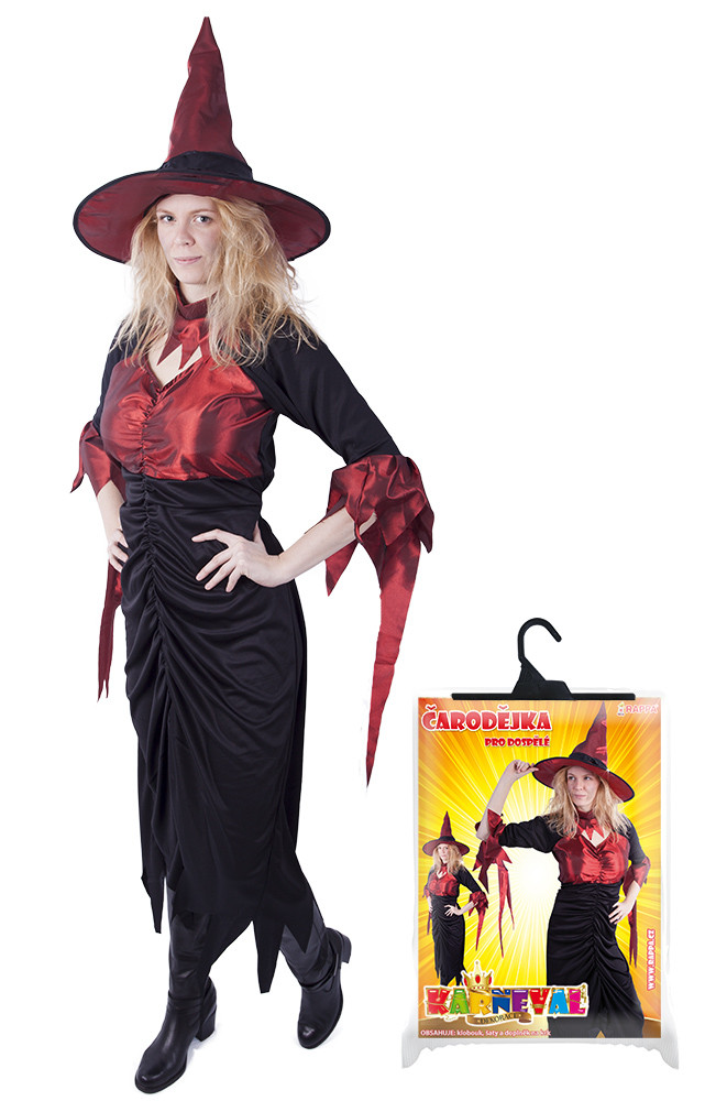 Kostým pro dospělé čarodějnice/Halloween (M)