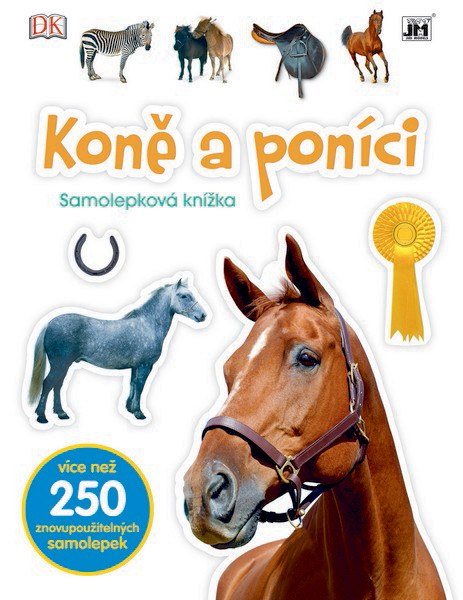 Knížka samolepková - Koně a poníci