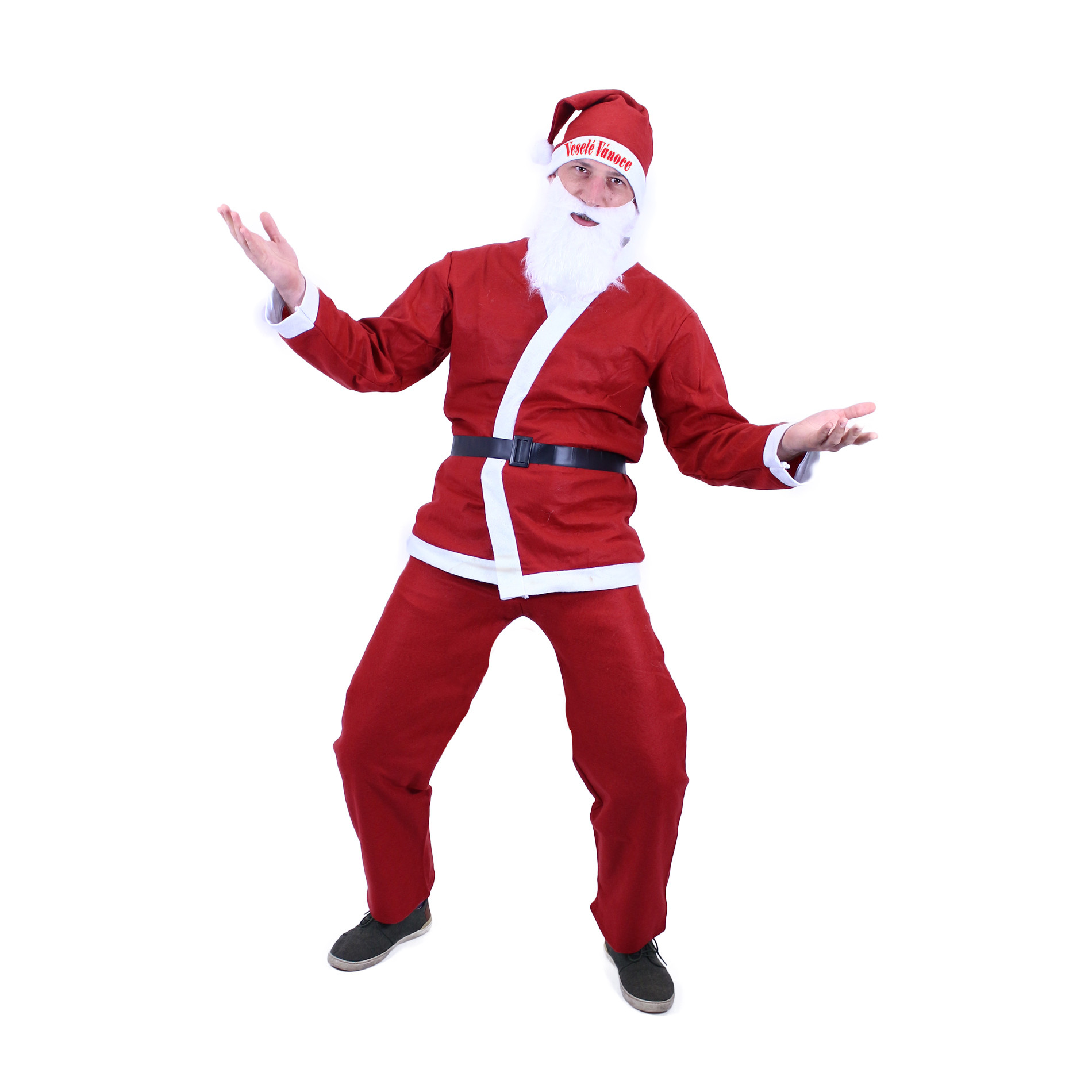 Kostým Santa Claus (bez vousů) pro dospělé