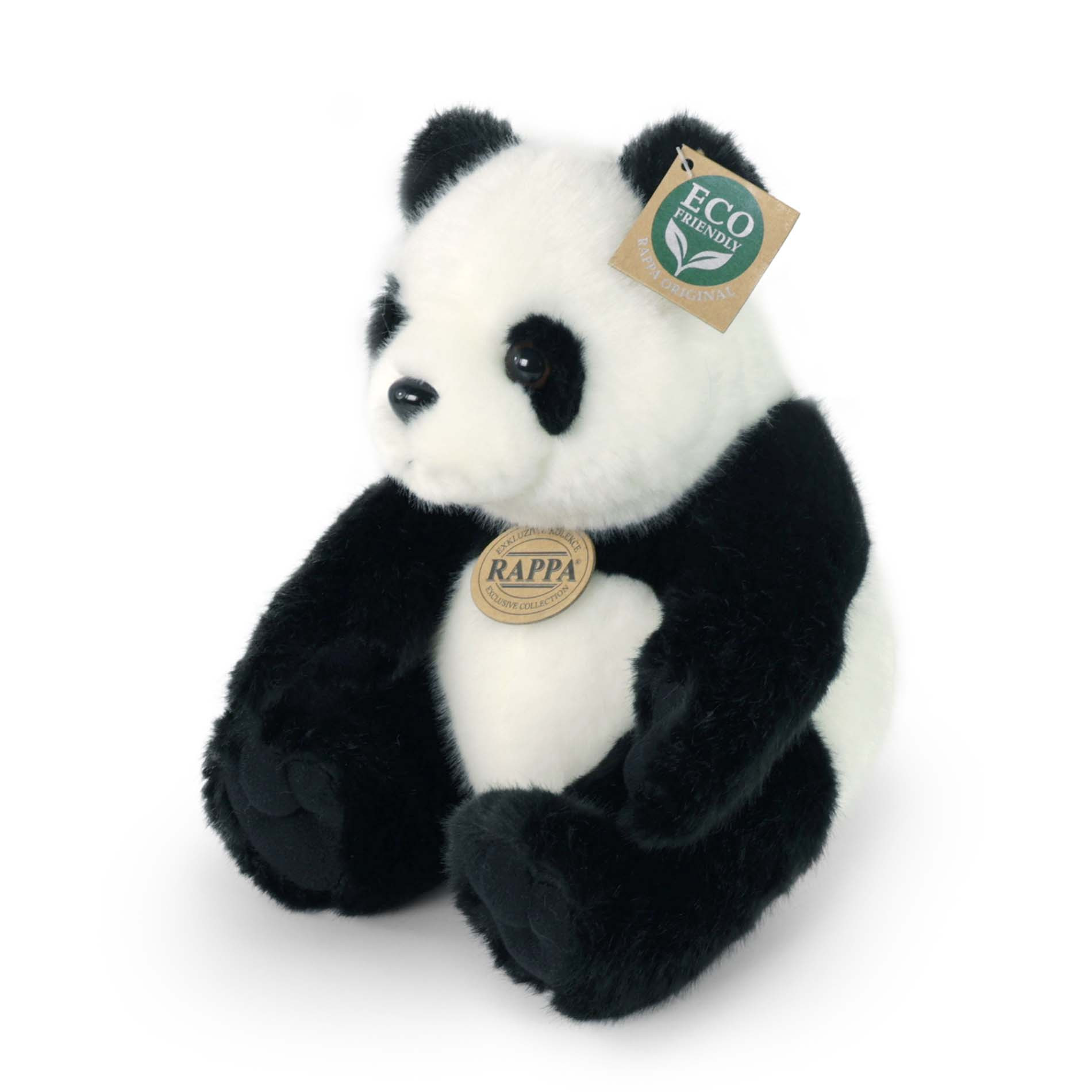 Plyšová panda sedící 20 cm ECO-FRIENDLY