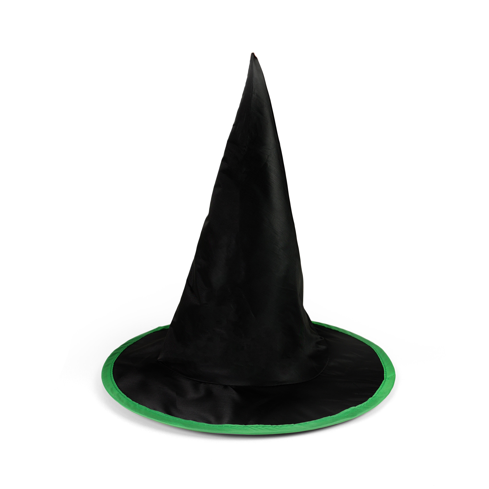 Dětský klobouk černo-zelený čarodějnice/Halloween