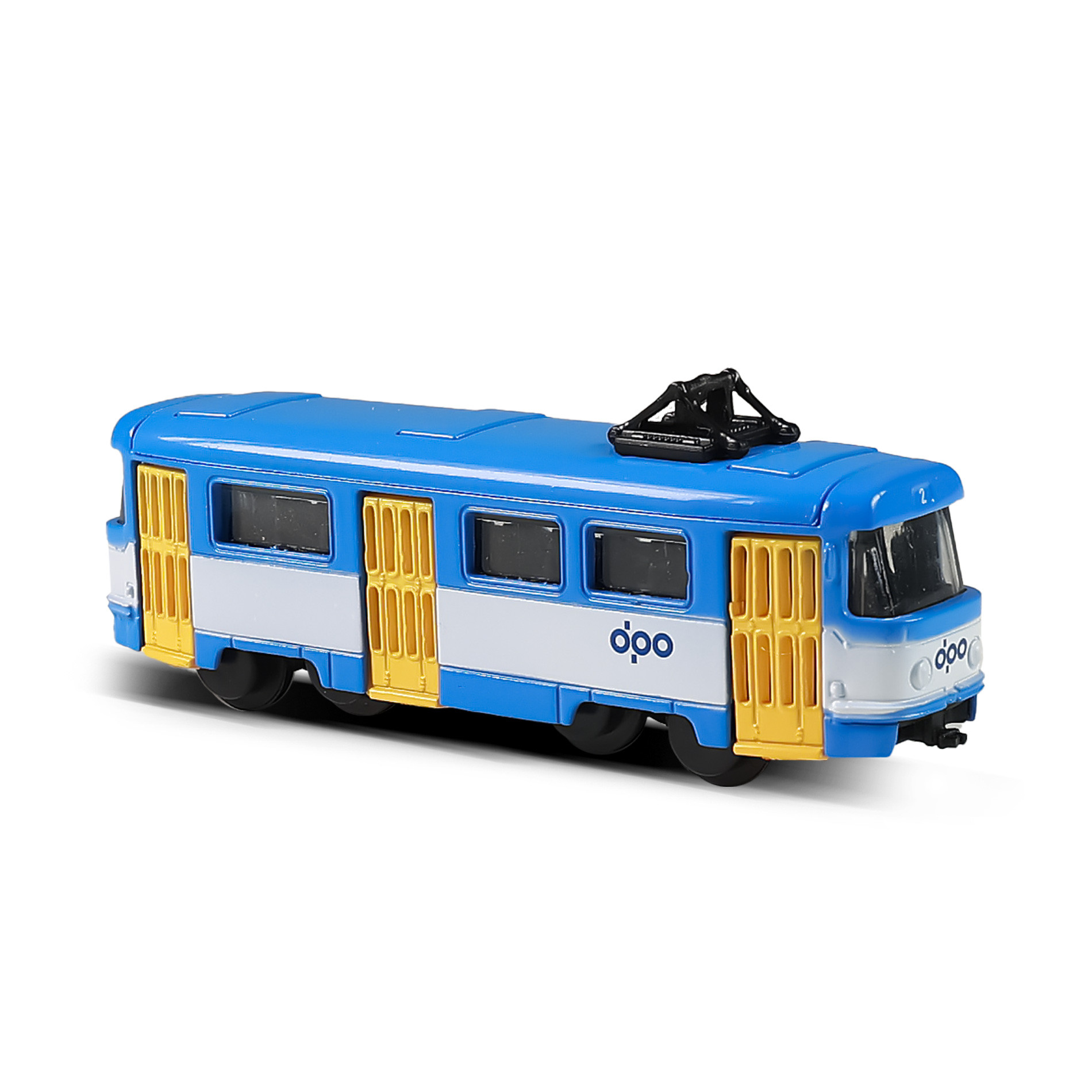 Tramvaj kovová mini DPO Ostrava 8.5 cm