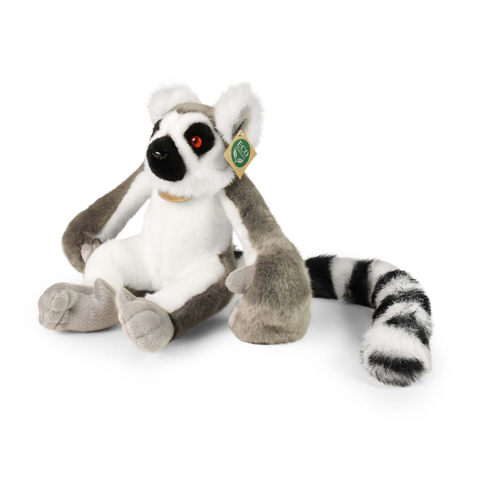 Plyšový lemur závěsný 25 cm ECO-FRIENDLY