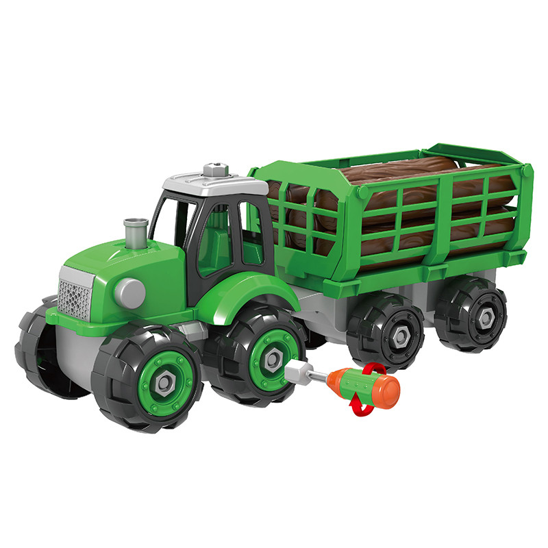 Traktor šroubovací se dřevem