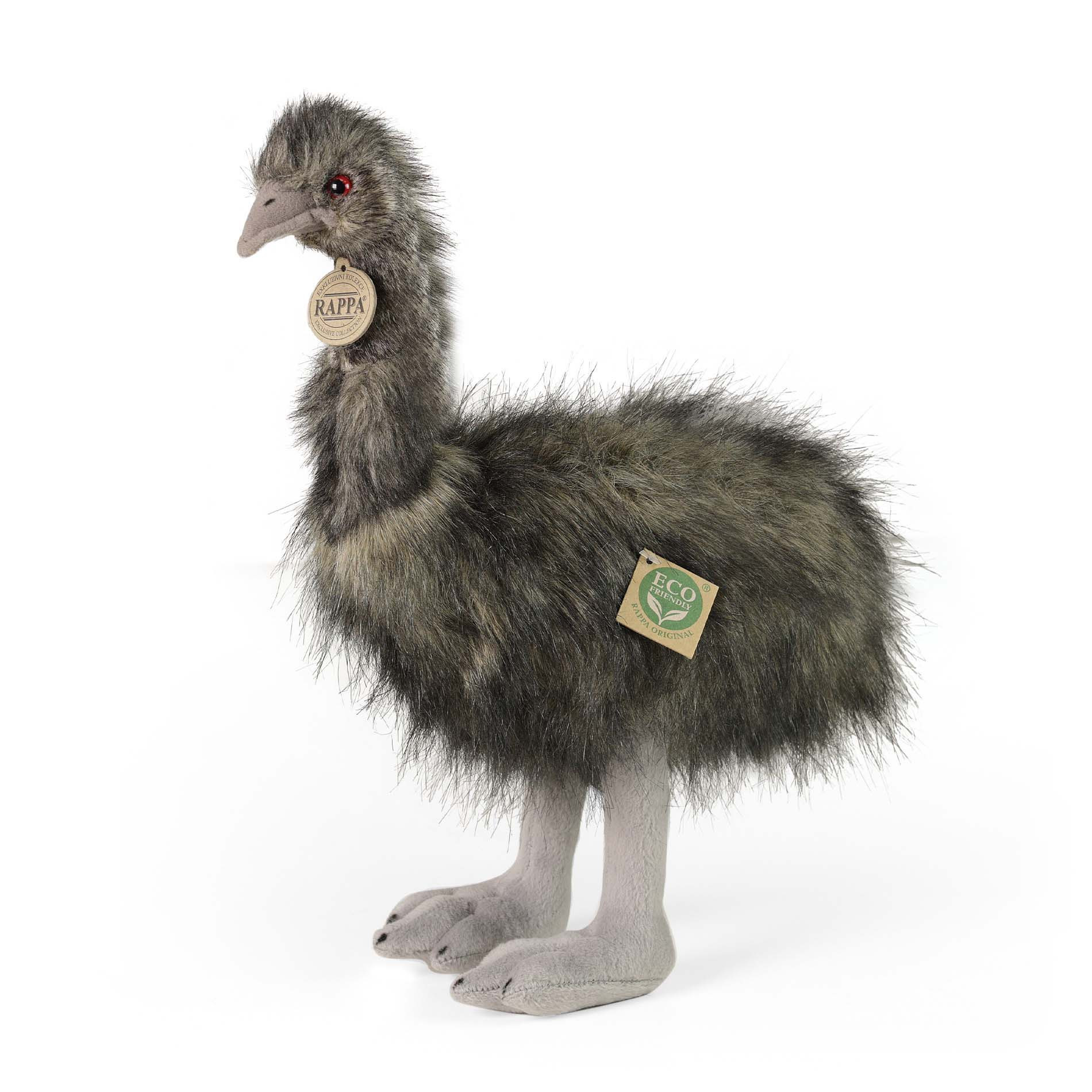 Plyšový pštros emu 38 cm ECO-FRIENDLY