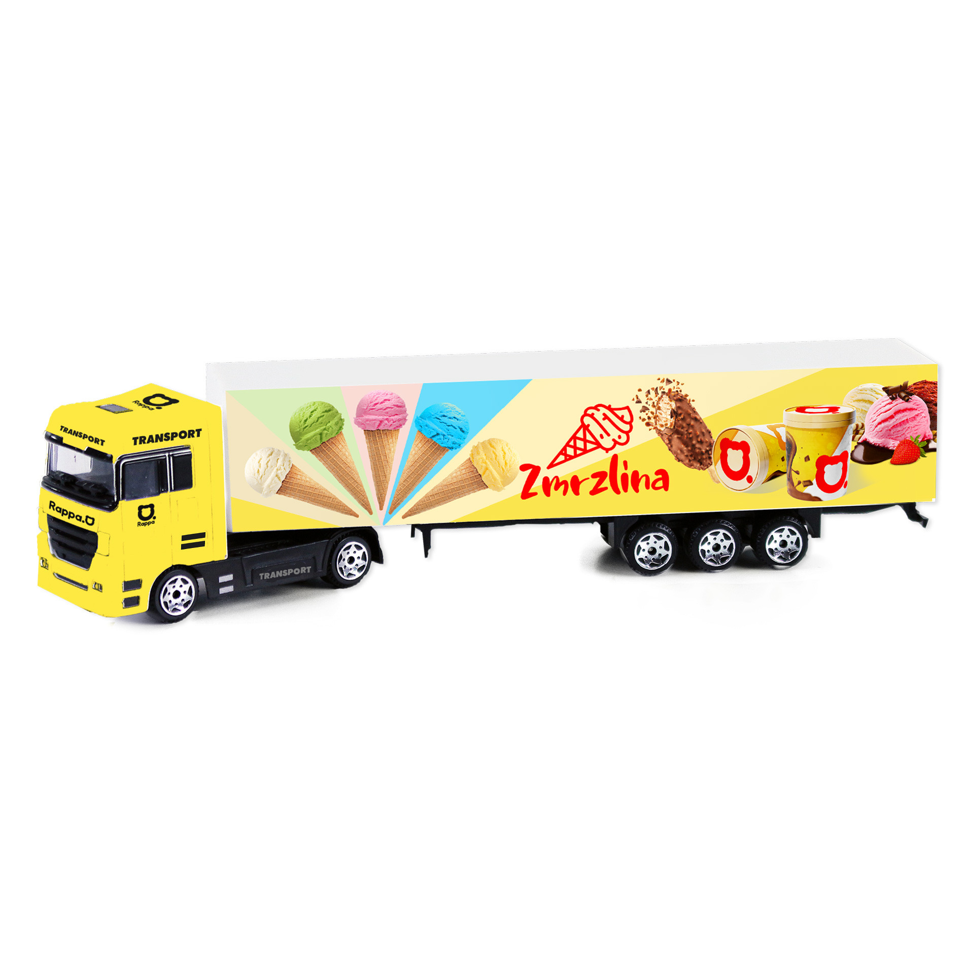 Auto kamion nanuky a zmrzliny