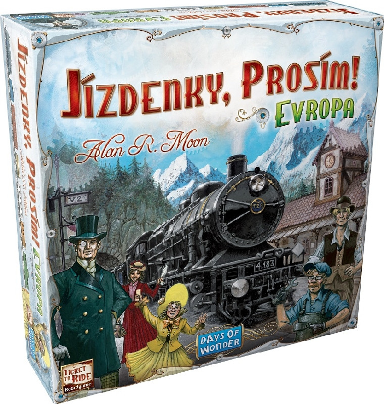 Hra Jízdenky, prosím! Evropa