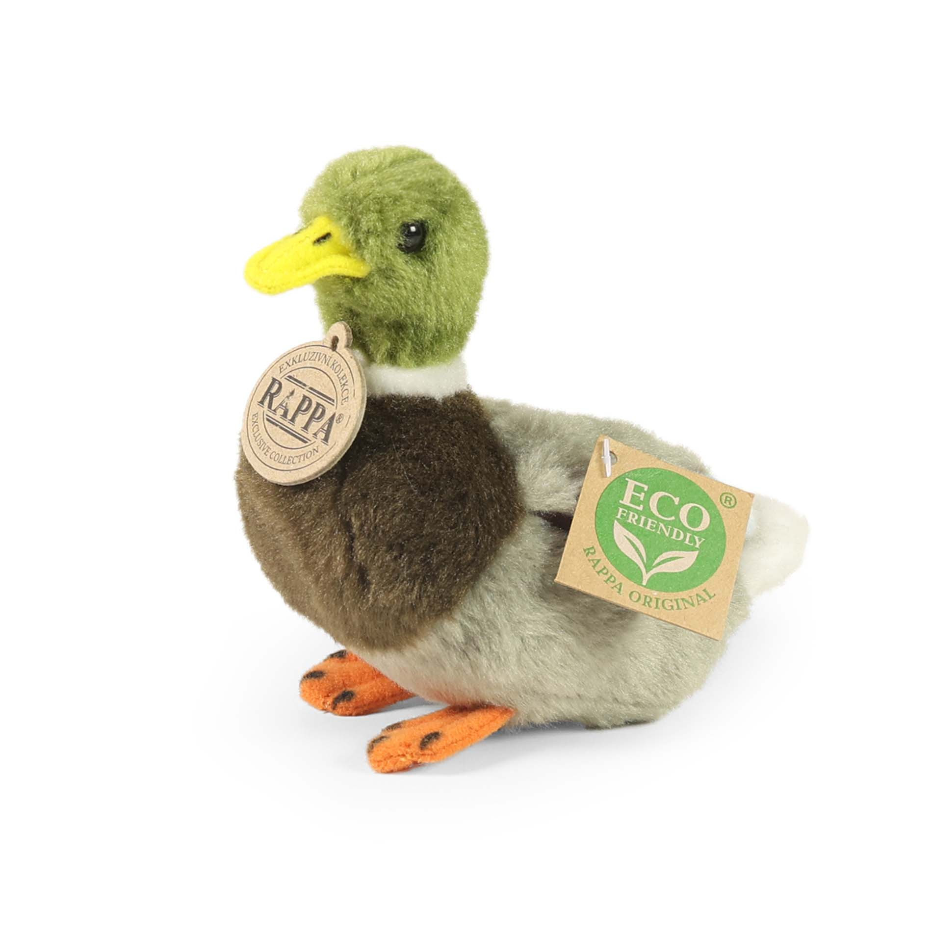 Plyšový kachna divoká 13 cm ECO-FRIENDLY