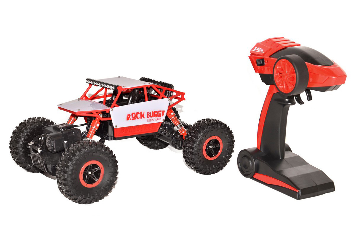 ROCK BUGGY Red Scarab malé - auto na dálkové ovládání